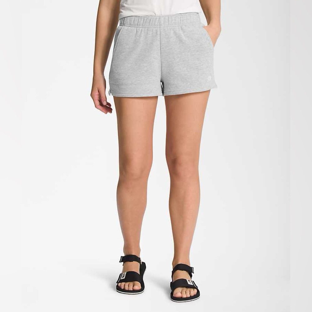 (XL-XXL:NWT) $35|North Face Women's Logo Shorts, Light Grey Heather